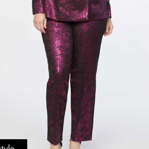Eloquii Pants - Metallic trousers